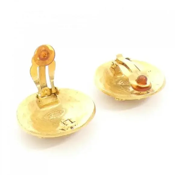 CHANEL Authentic Gold Earrings